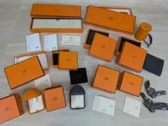 まとめ売り　HERMES　エルメス　空き箱　ボックス　オレンジ　ジュエリー