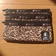 ヒョウ柄 ポーチ