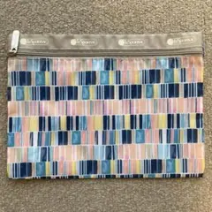 LeSportsac カラフルストライプポーチ