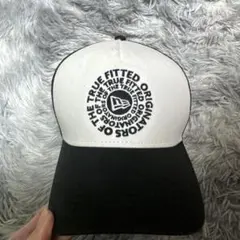 NEW ERA メッシュキャップ ブラック×ホワイト