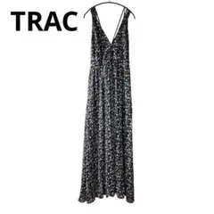 【ヴィンテージ】TRAC 花柄キャミソールマキシ丈ワンピース