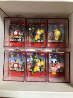 New スーパーマリオブラザーズ Wii ミニフィギュア 6種セット