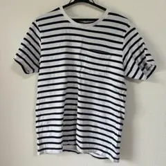 GU ストライプ柄 Tシャツ