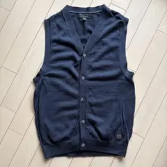 BANANA REPUBLIC ベスト ネイビー