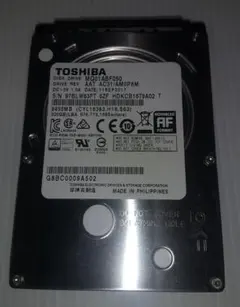 使用時間1499時間 正常表示 HDD2000GB 2.5インチ(B1704) 2026年最新