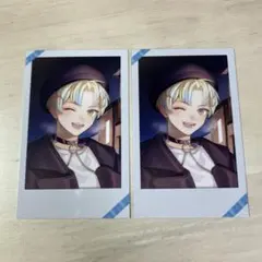 緋八マナ ウィンターデート2025 ランダムチェキ風カード 2枚セット