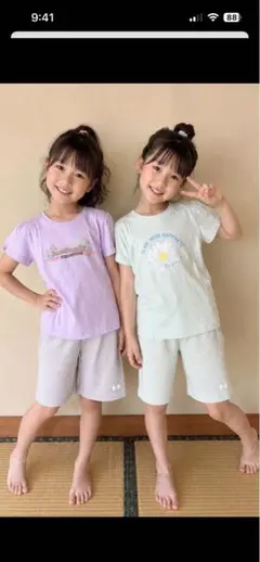 新品 キッズ パジャマ 110cm 2点セットのサムネイル