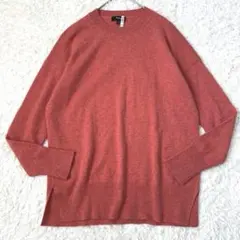 美品/ カシミヤ100✨セオリー クルーネックスリットニット M〜L 相当