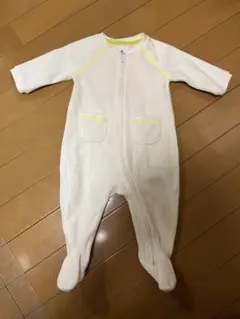 足カバー付きロンパース