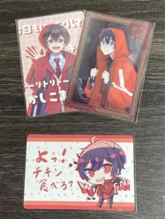 カラフルピーチ からぴち 展示会 トレカ カード ゆあんくん 3枚セット