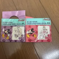 コカ・コーラ ミッキーマウス シルエットビーズストラップ 2種のサムネイル