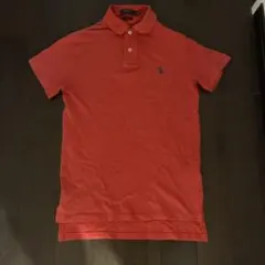 ポロラルフローレンポロシャツxs赤