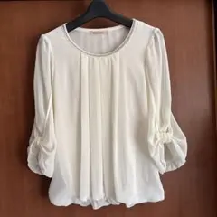 最終値下げ☆未使用☆MISCH MASCH バルーンスリーブ シフォンブラウス