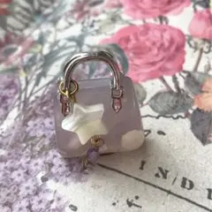 アゲート バッグ型 ペンダントトップ