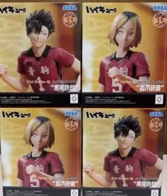 ハイキュー!! ハイプレミアムフィギュア 黒尾鉄朗 孤爪研磨 4点セット