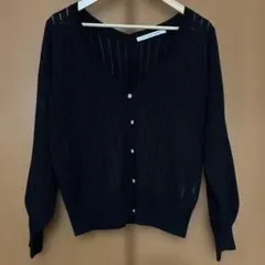 新品 未使用RAY CASSIN ブラック長袖カーディガン