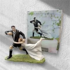 【美品】ケーキトッパー・ラグビー