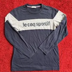 le coq sportif ロンT ネイビー・グレー　S