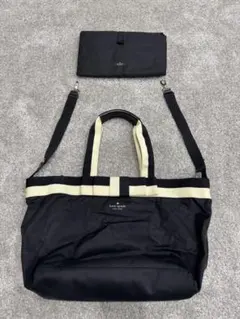 【kate spade】ポーチ付きトートバッグ マザーズバッグ ポーチ.外袋あり