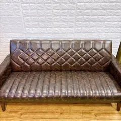 美品】カリモク 1人用ソファ US21 ヴィンテージ 激渋 レトロ マーブル