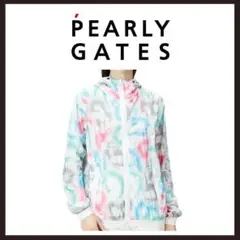 ❣️新品、未使用❣️PEARLY GATES グラデーションロゴ総柄 ジャケット