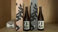 勝駒　大吟醸 720ml 2本セット 勝駒 【特吟】大吟醸、純米吟醸、大吟醸、純米酒2本、計5本 【公式通販】