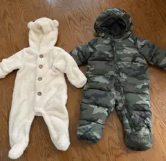 babyGAP ジャンプスーツ　カバーオール２枚セット