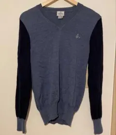 Vivienne Westwood MAN Vネックニット ダークグレー - メルカリ