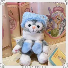 【最新☆正規品】ジェラトーニ　冬　お座りぬいぐるみキーチェーン　香港ディズニー