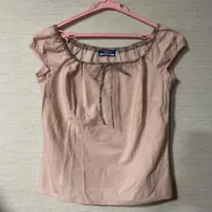 超美品　BURBERRY BLUE LABEL 半袖 カットソー ピンク 38のサムネイル