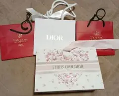 DiorとElegance Parisのショップ袋セット