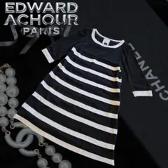 EDWARD ACHOUR♡ストライプワンピース♡シフォンのサムネイル