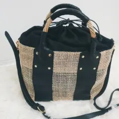 美品　ベルドネ Veldone カゴバッグ　2wayのサムネイル