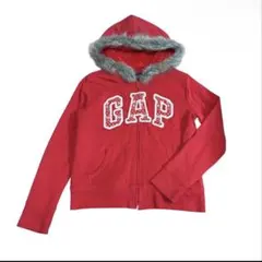 Y2K GAP（ギャップ）刺繍 レアロゴ ジップアップフーディ/L/レッド Gap zip hoodie - Etsy 日本