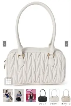 キルティングスクエアトートバッグ［tr936］grl