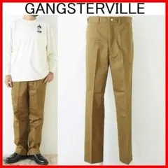 未使用 GANGSTERVILLE チノパンツ ベージュ L GLADHAND - メルカリ