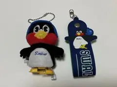 東京ヤクルトスワローズ つば九郎 トコトコマスコット タオルホルダー