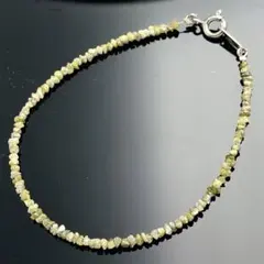 グリーンダイヤモンドブレスレット sv925 t688