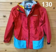 レインコート　ジャケット　アウター　撥水加工　雨具　カッパ　130センチ　キッズ