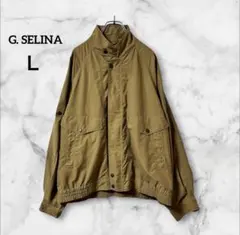 G.SELINA【Ｌ】薄手ジャンパー ブルゾン 春秋アウター レトロ メンズのサムネイル