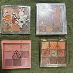 アイシャドウパレット 4点セット ZEESEA 3CE ETUDEのサムネイル
