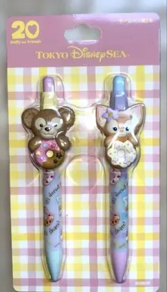 新品　未開封　ディズニーリゾート　ダッフィー　リーナベル　ボールペン　セット