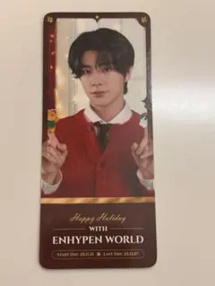 ENHYPEN WORLD ポップアップ ホリデーSSRブックマーク ジェイク