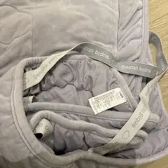 gelatopiquéフリース シングル ベッドカバー グレー