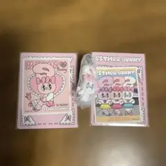 ガチャ　エスターバニー　クリームバニーA ステッカー2枚