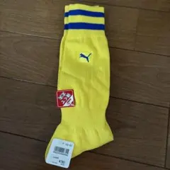 PUMAキッズハイソックス黄色18〜21cm