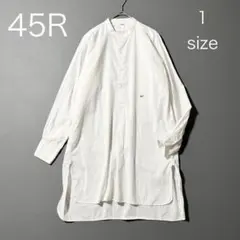 45R インドカラミレースのビッグーグーシャツ 2 M 白 R刺繍 現行タグ