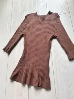 新品♡マイストラーダ　コンパクトニット　美シルエット　5分袖　ベージュ