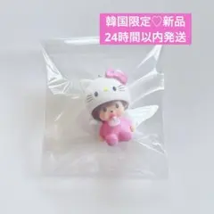【新品】 ハローキティ モンチッチ 韓国限定 キーホルダー　チャーム　ベビチッチ