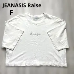 JEANASIS Raise ロゴ入り クロップドTシャツ フリーサイズ